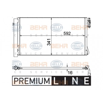 Klima Radyatörü E87 E90 Dizel