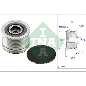 Şarj Dinamo Kasnağı OM611 OM612 [W202 W210 Spr901>906 Vito638/639]