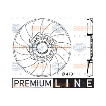 Pervane M62 N62 N73 [E65 X5:E53] 9 Kanat