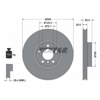 Fren Diski E70 E71 F15 F16 Ön Havalı 3.0>4.0i/d 4.8i