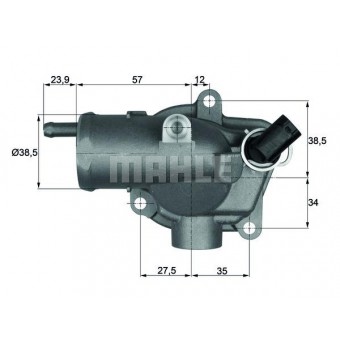 Termostat OM611 OM612 OM646 OM647 [Spr901>906 Vito638/639] 87C