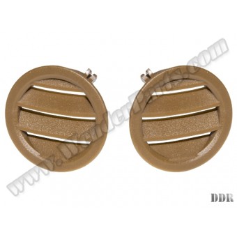 Klima/Kalorifer Izgarası W204 Set:2ad Ön Üst Bej