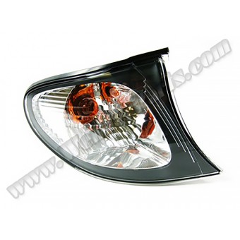 Sinyal E46 Sağ; Beyaz Siyah Çerçeveli -Sedan- 2002-05