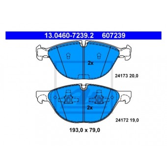 Fren Balatası E70 E71 F15 F16 Ön 3.0d>5.0i