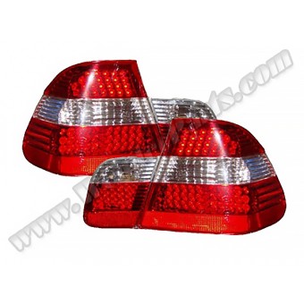 Komple Stop E46 Set; Kristal Ledli Beyaz Sinyal -Sedan- 2002-05