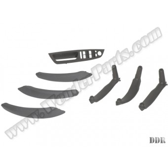 Kapı Tutamak Seti X5:E70+LCI X6:E71 Ön&Arka; Gri Deri Kaplamalı