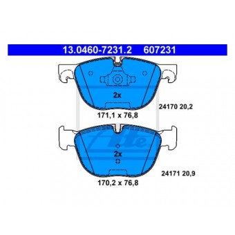 Fren Balatası X5:E70 X6:E71 X5:F15 X6:F16 Ön 2.5d 3.0i/d>4.8i