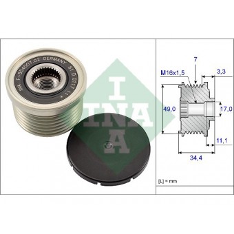 Şarj Dinamo Kasnağı N43 N52/N N54 [E60 E87 E90 E92 X5:E70]