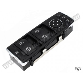 Cam Düğmesi W176 W246 X156 C117 W166 X166 Ön Sol Siyah; Katlamalı Ayna