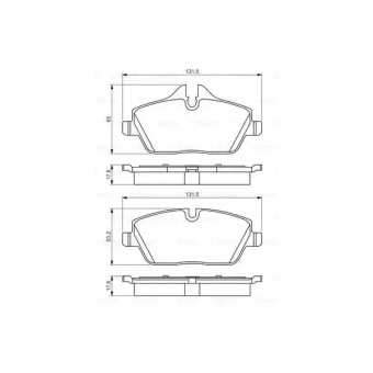 Fren Balatası E87 Ön 116/118i/d 120i