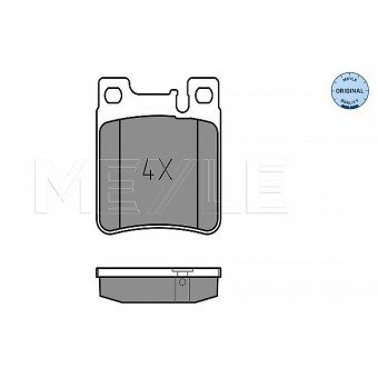 Fren Balatası W140 Arka 280>600
