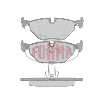 Fren Balatası E39 Arka 520>540i 520/525d/td/tds