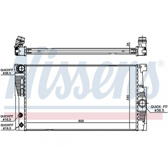 Motor Su Radyatörü F10 [N20] Otm.Şanz; AC+/-
