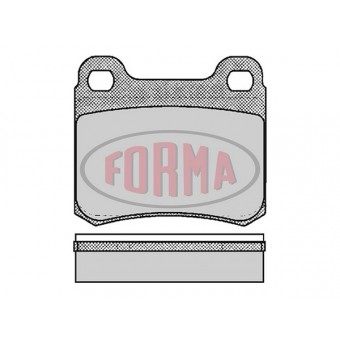 Fren Balatası W124 W202 Arka E200>300; C180>280
