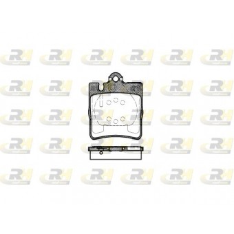 Fren Balatası W210 Arka; Tek Pim 240>430