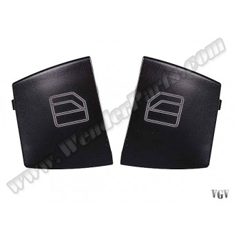 Cam Düğme Kapağı W211 Set:2ad Ön Sol; Ön Camlar