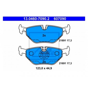 Fren Balatası E39 Arka 520>540i 520/525d/td/tds
