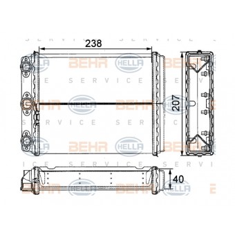 Kalorifer Radyatörü W124 AC- 1985-90