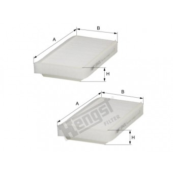 Klima Filtresi W210 W220 Set