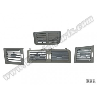 Klima/Kalorifer Izgarası W251 Set:4ad Ön/Arka Nikelajlı Gri 2010-13