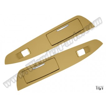 Cam Düğme Çerçevesi F01 Set Arka Sol&Sağ Küllüklü Bej
